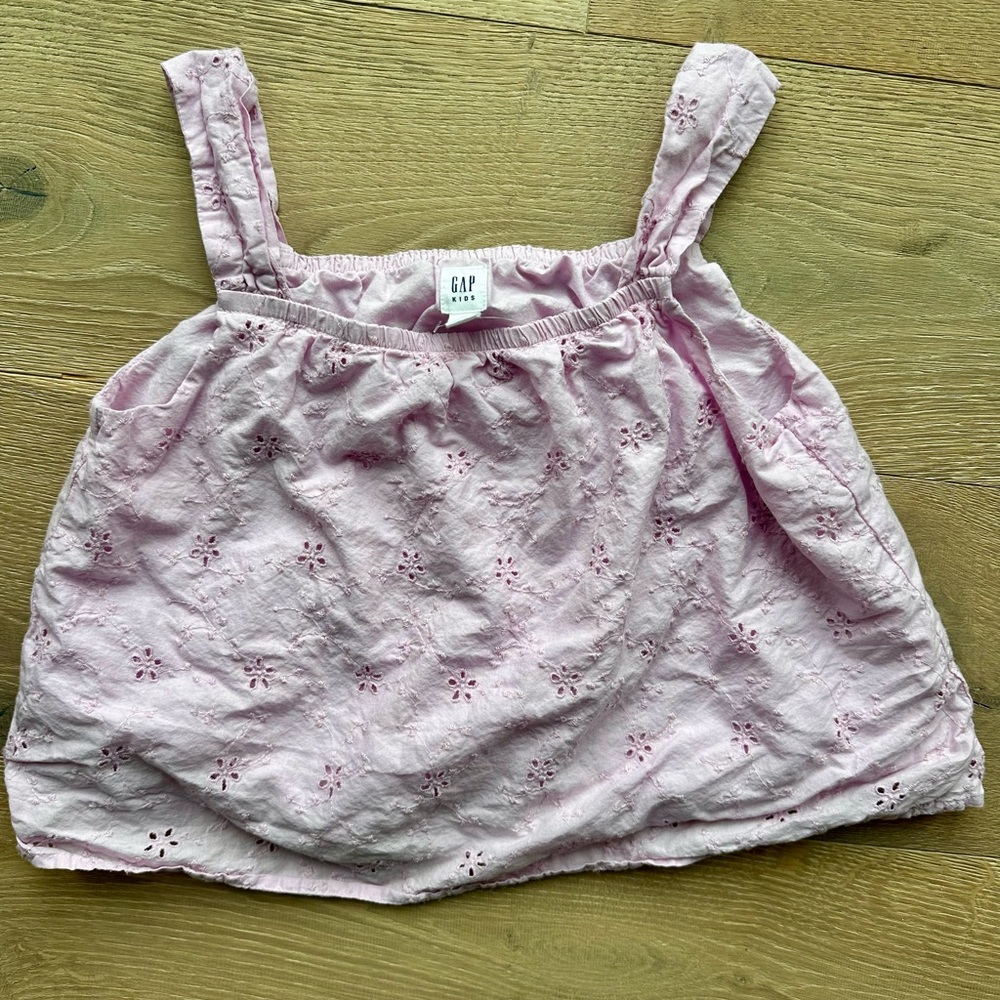GAP Kids Light Pink Eyelet Camisole